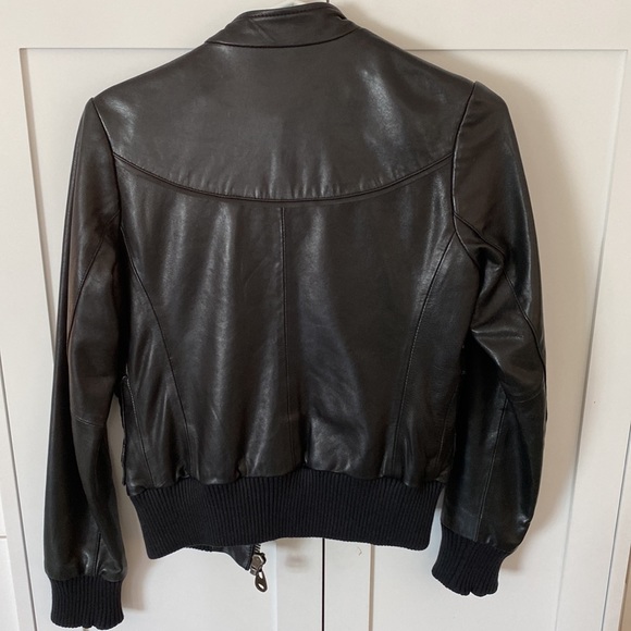 Doma leather bomber jacket - Picture 7 of 8